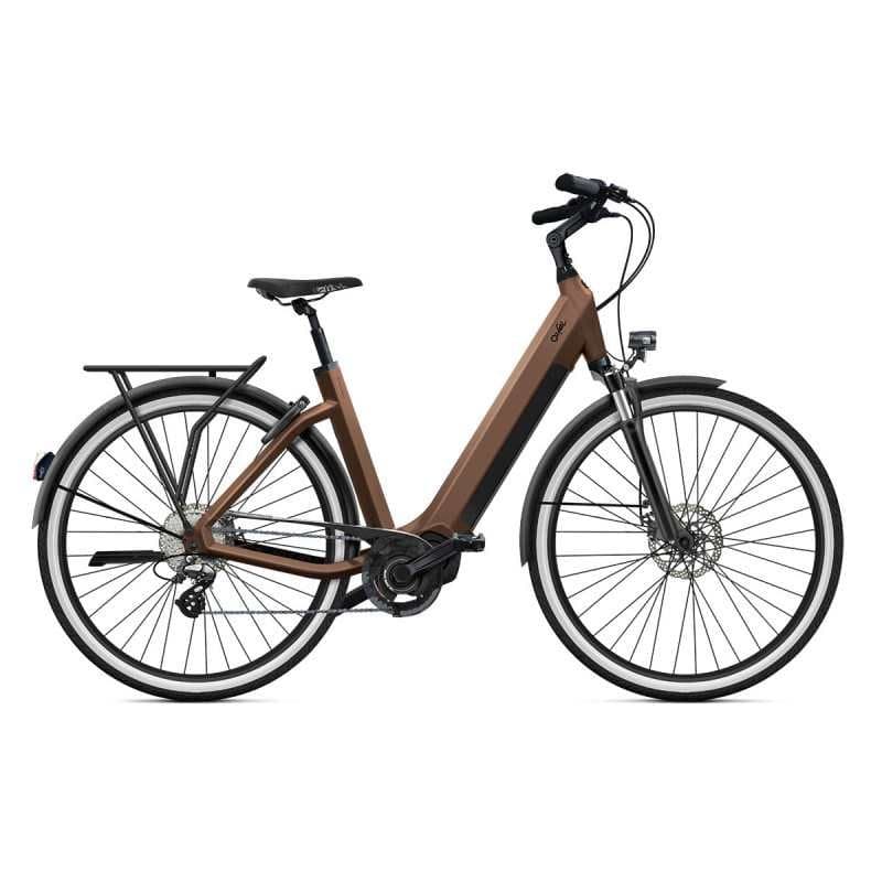 Vélo de ville électrique O2feel iSwan 6 - Marron , 540 Wh