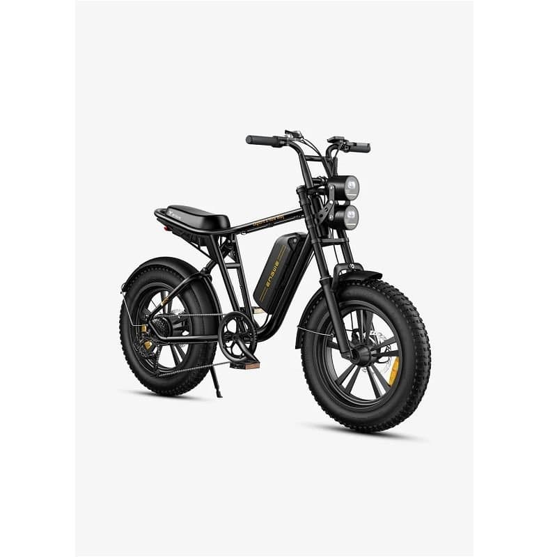 VTT Électrique Fat Bike Tout Suspendu Engwe M20 - Batterie Simple , Noir