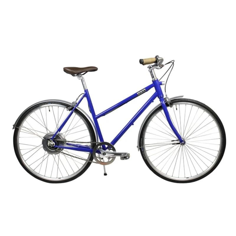Vélo électrique 1886 Cycles Hybride Collection Confort - Bleu clair