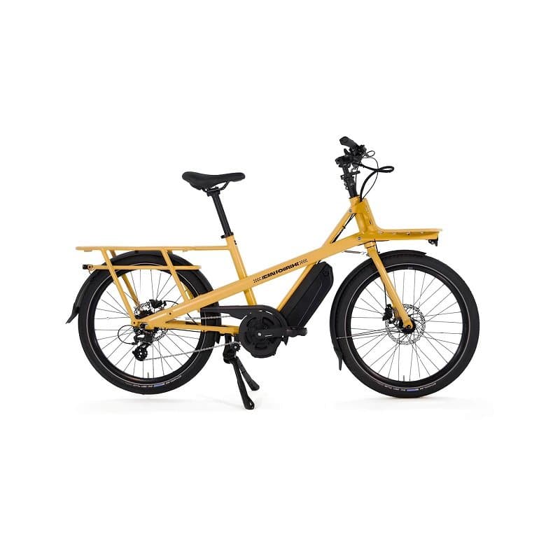 Vélo électrique deux places Jean II de Jean Fourche - 690 Wh (70-100 km) , Jaune