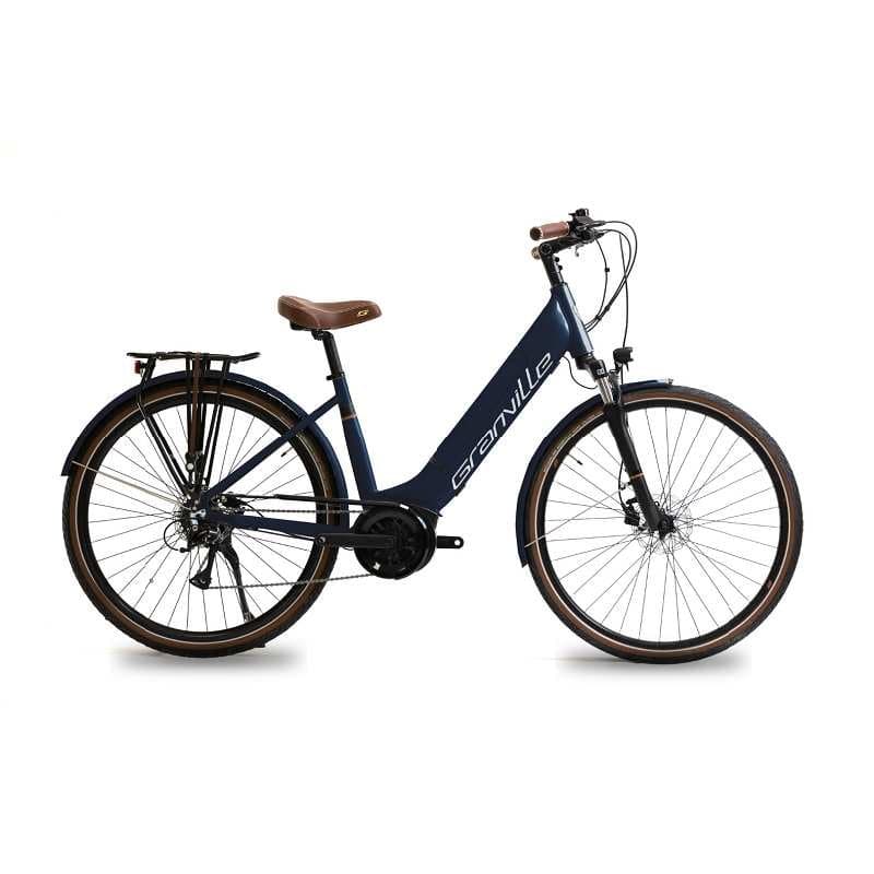Vélo électrique ville Granville E-Integrated 30 plus 400Wh - Bleu foncé