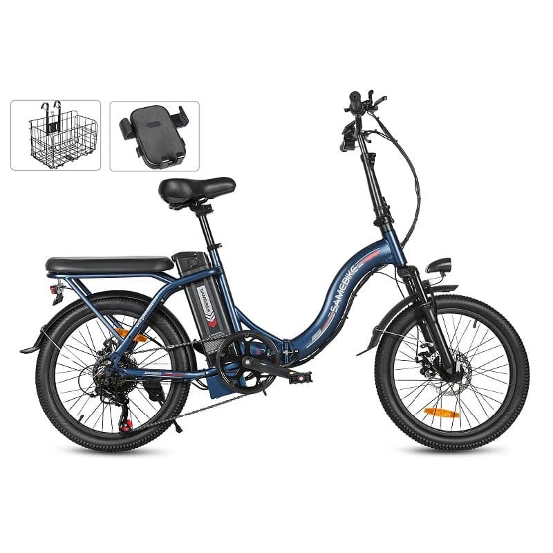 Vélo électrique SAMEBIKE CY20 - Bleu foncé