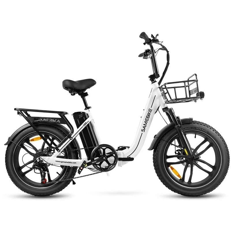 Vélo électrique Pliant SAMEBIKE C05 Pro - Blanc
