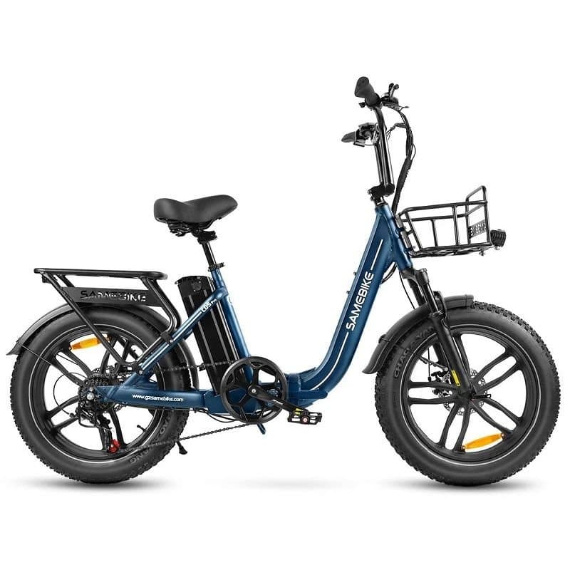 Vélo électrique Pliant SAMEBIKE C05 Pro 500W Moteur - Bleu foncé