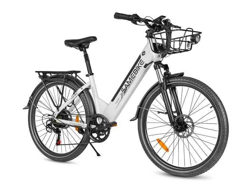 Vélo électrique urbain SAMEBIKE RS-A01 Pro-T 250W Moteur - Blanc