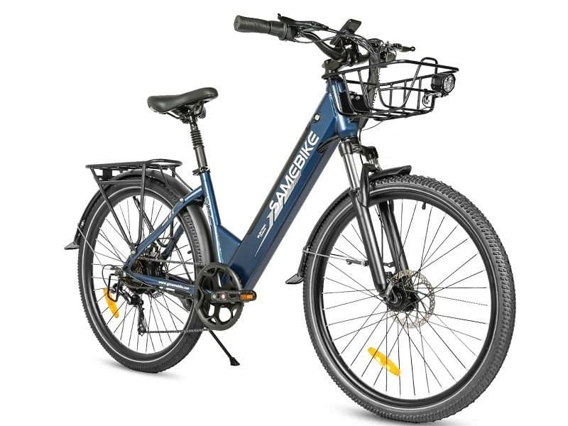 Vélo électrique urbain SAMEBIKE RS-A01 Pro-T 250W Moteur - Bleu