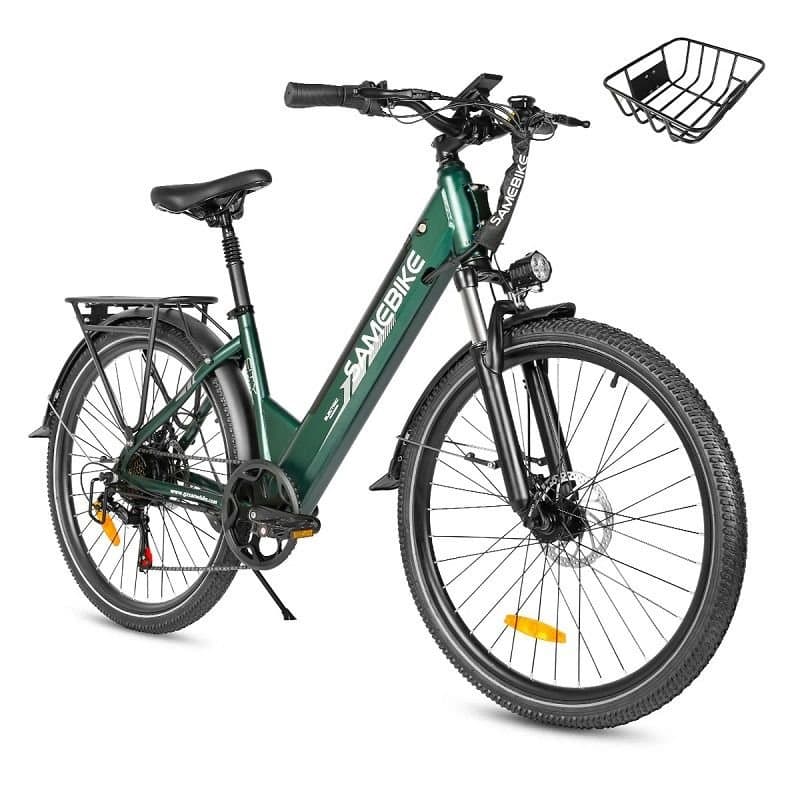 Vélo électrique urbain SAMEBIKE RS-A01 Pro-T 250W Moteur - Vert