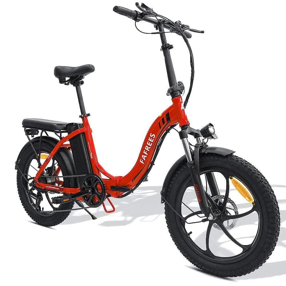 Vélo électrique Pliant Fafrees F20 250W 20" Vélo de Ville 16Ah Batterie - Rouge