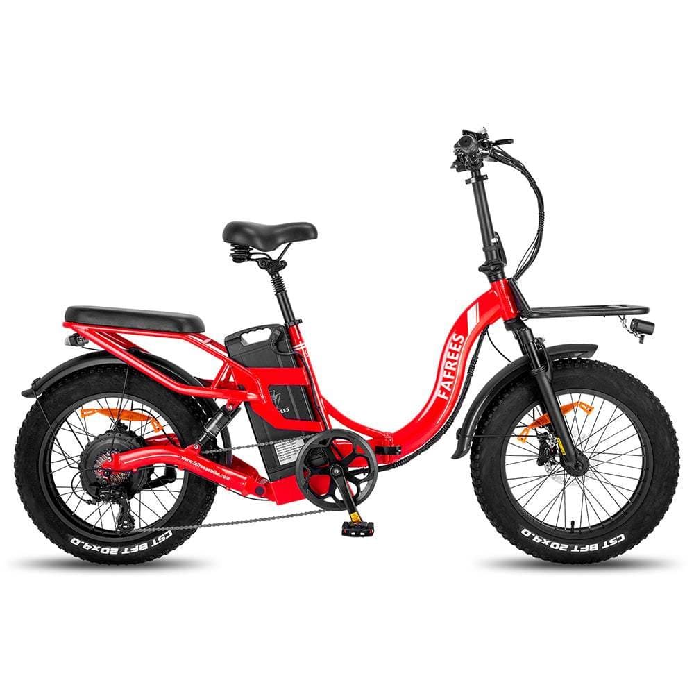 Fafrees F20 X-Max 750W 20" Fat Bike électrique Pliable VTC avec 30Ah Batterie Samsung - Rouge
