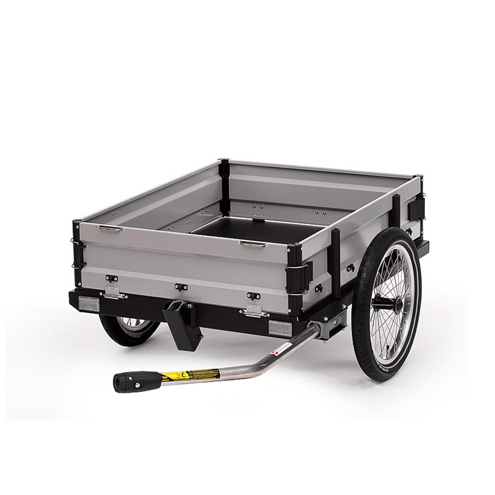 Roland Carrie M.e. mit Bordwand Fahrrad Lasten-Fahrradanhänger - Grau