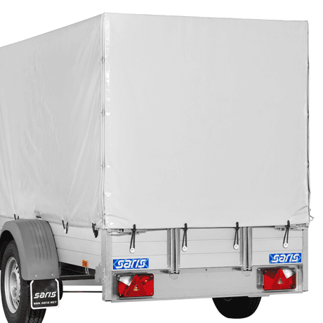 BĂąche haute armature 180 cm grise Saris FW-150/FW-2000 â 3 m