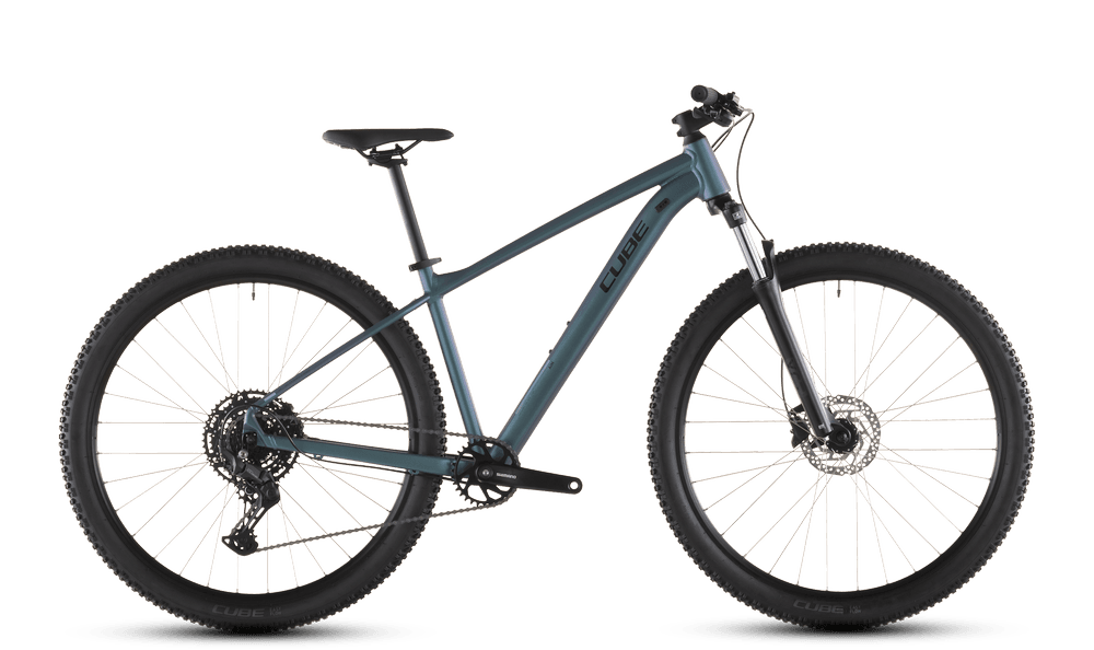 Cube Aim Pro (2026) | VTT semi-rigide 27,5/29 pouces | smaragdgrey´n´prism - M