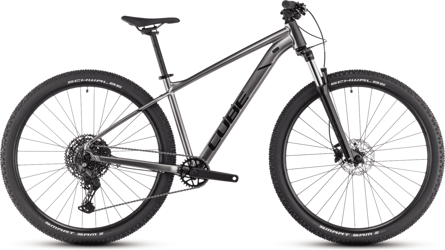 Cube Aim SLX (2025) | VTT semi-rigide 27,5/29 pouces | slateblack´n´black - XL