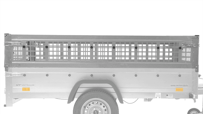 Paredes laterales de rejilla Unitrailer GARDEN TRAILER 230 KIPP