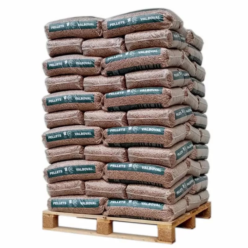 Pellets Valboval nach DIN Plus – Palette mit 65 Säcken à 15 kg