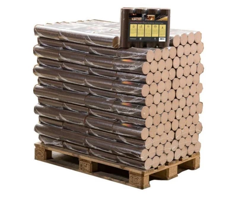 Brykiety Pollmeier z twardego drewna bukowego — paleta 960 kg