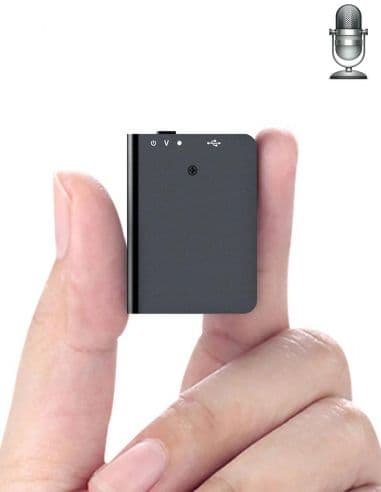 Mini micro enregistreur plat - MP3 - 16Go