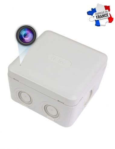 Caméra espion Wifi HD dissimulée dans une boîte de dérivation