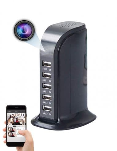 Station charge USB - Caméra Vision à distance WIFI