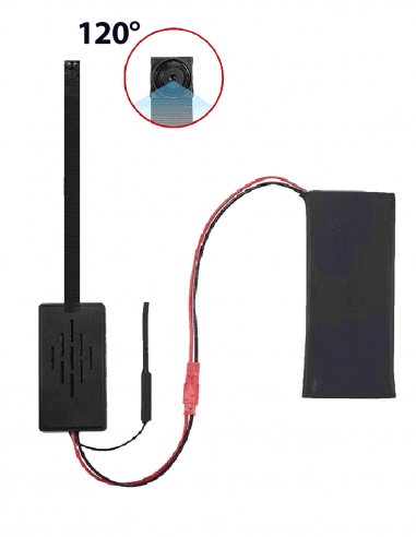 Module DIY mini caméra WIFI HD 120° avec Vision à distance