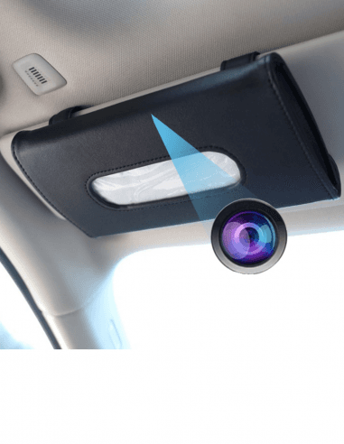 Caméra pour pour la voiture - Boite à mouchoirs accrochable