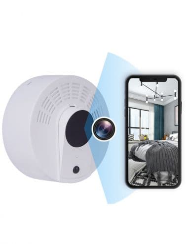 Détecteur de fumée caméra wifi avec détection d'humain - 2 ans