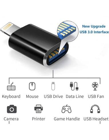 Adaptateur OTG USB lightning iPhone