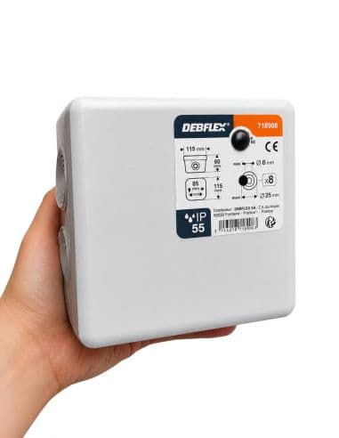 Caméra 4G dissimulée dans une boîte de dérivation - Détection de présence PIR