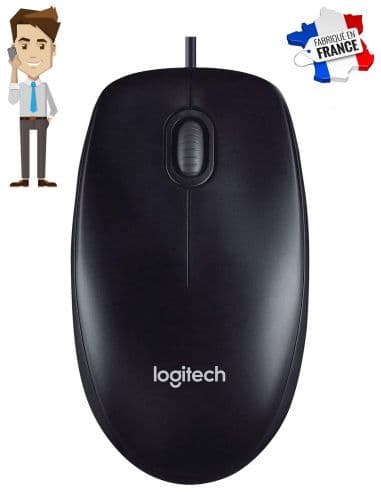 Micro espion GSM dans une Souris d'ordinateur Logitech