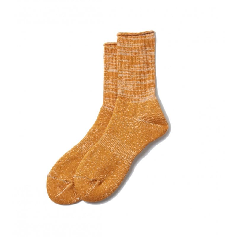 Chaussettes Washi jaune orangé ROTOTO - 36-39FR/5-7US