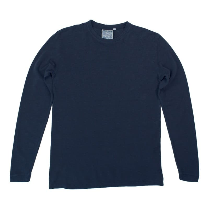 T-shirt ML chanvre et coton bio Navy JUNGMAVEN - XS