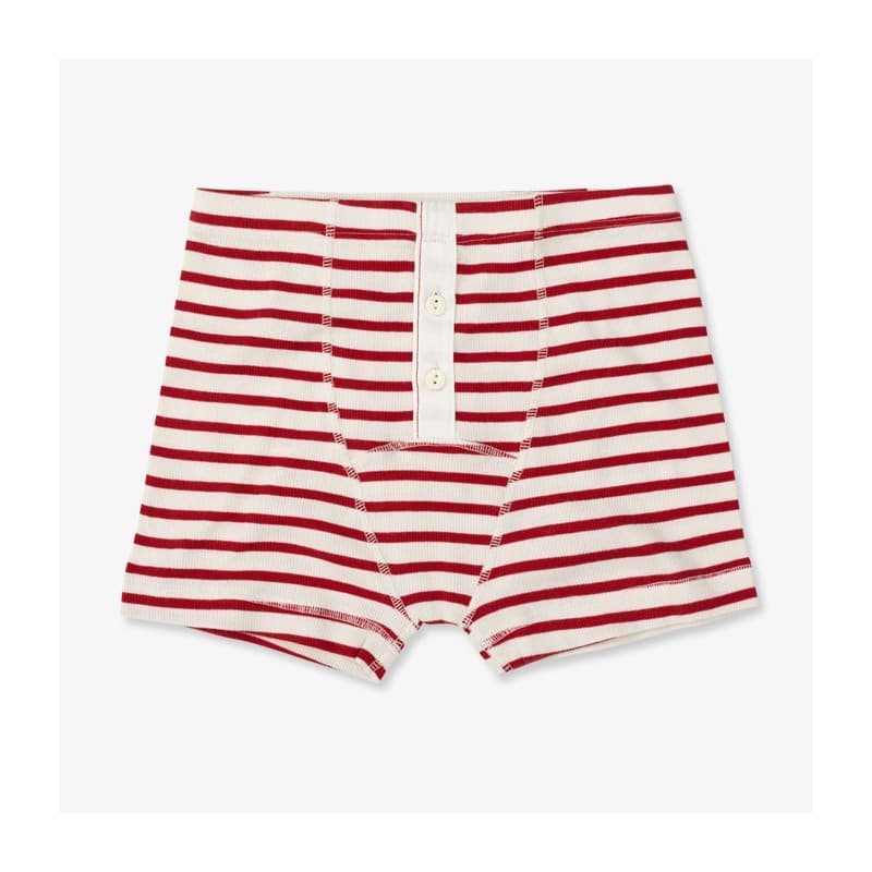 Boxer Albar Breton Stripe Red HEMEN - XL