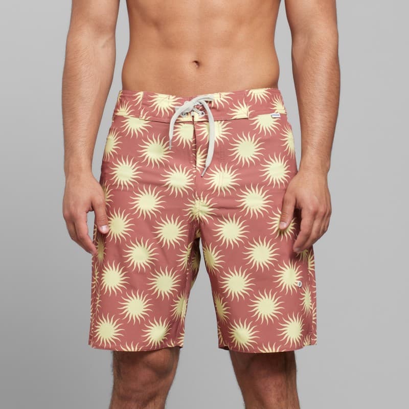 Maillot long recyclé Ditsy Sun Copper DEDICATED - S