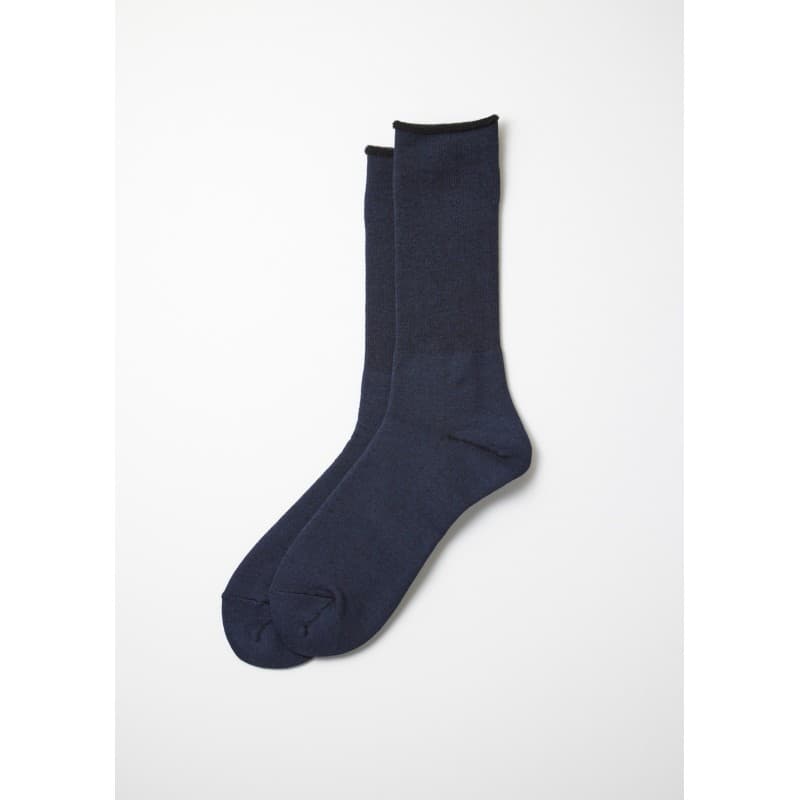 Chaussettes merino coton marine/noir ROTOTO - 39-42FR/7-9US