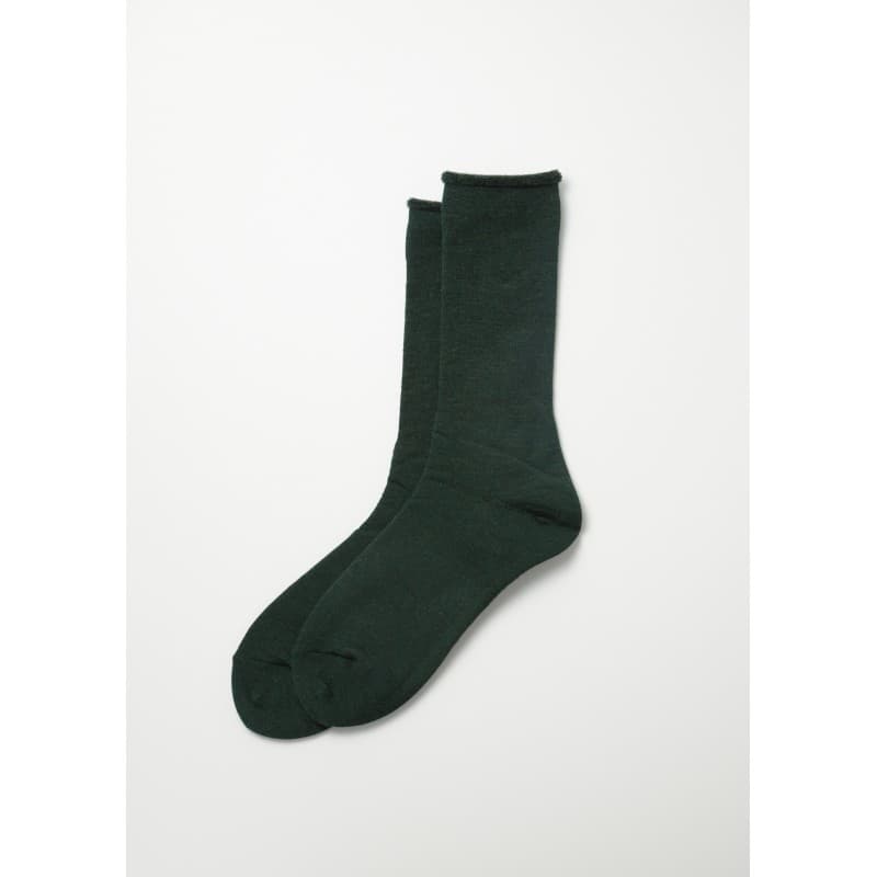Chaussettes merino coton Vert foncé ROTOTO - 36-39FR/5-7US