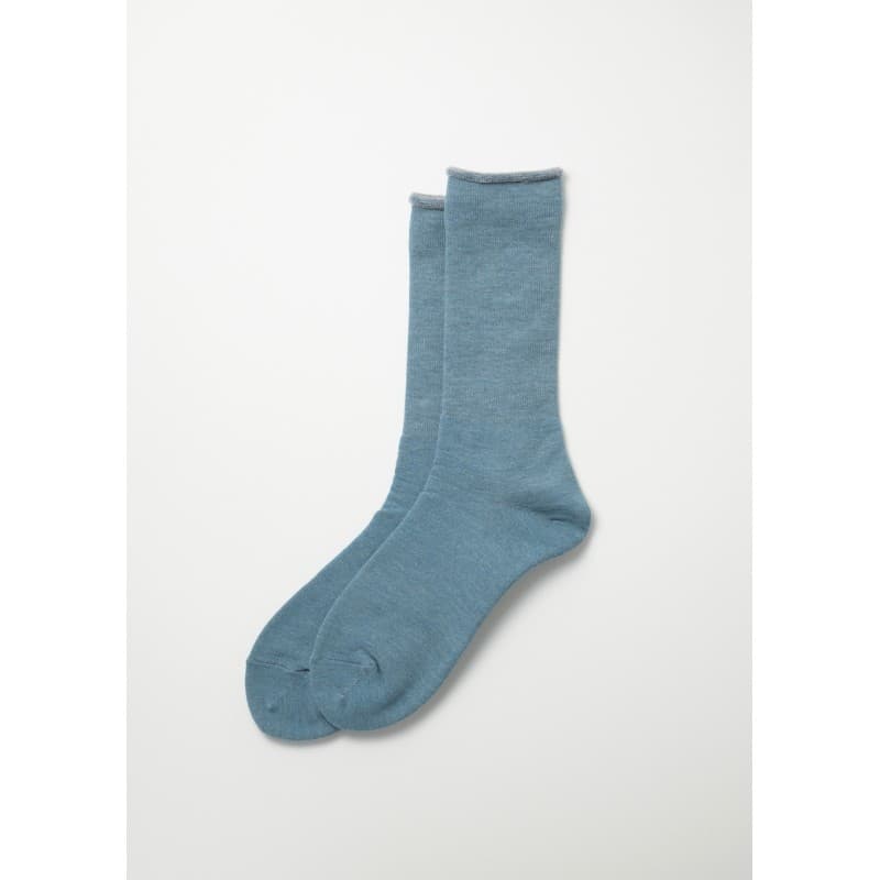 Chaussettes merino coton Bleu clair ROTOTO - 42-45FR/9-11US