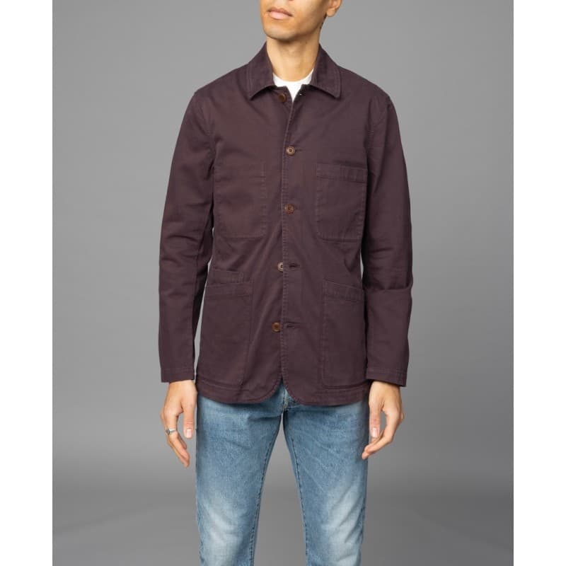 Veste Brewer Jacket Cotton Structure Burgundy COF STUDIO - M