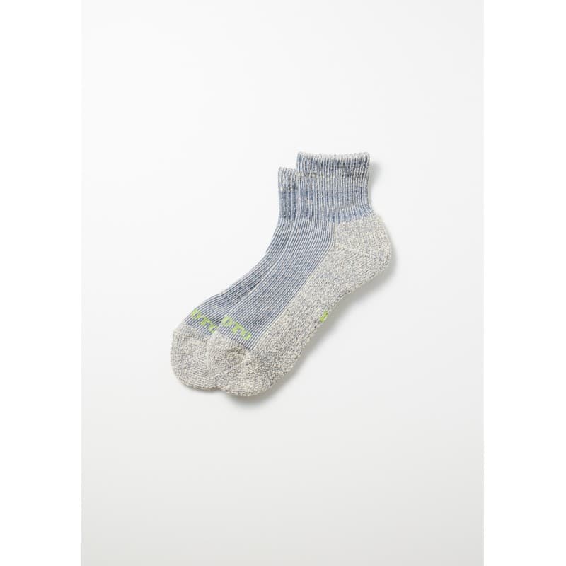 Chaussettes courtes coton-chanvre bleues ROTOTO - 39-42FR/7-9US