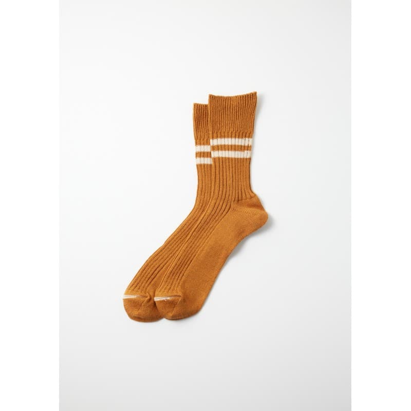 Chaussettes coton-chanvre ocre ROTOTO - 36-39FR/5-7US