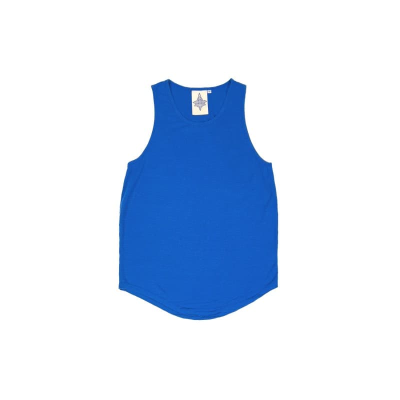 Débardeur Chanvre Playa Galaxy Blue JUNGMAVEN - L