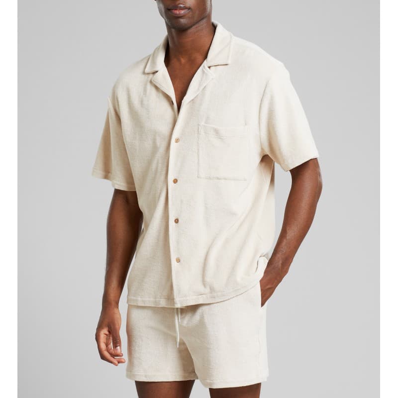 Chemise en éponge Oat White DEDICATED - L