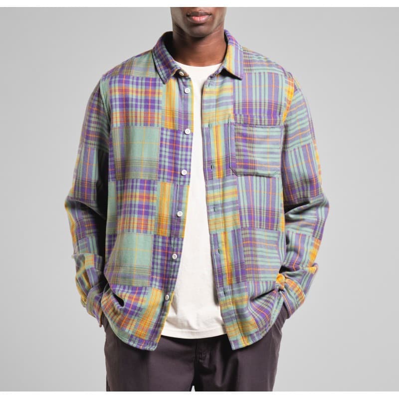 Chemise Rute Flannel Patchwork DEDICATED - S