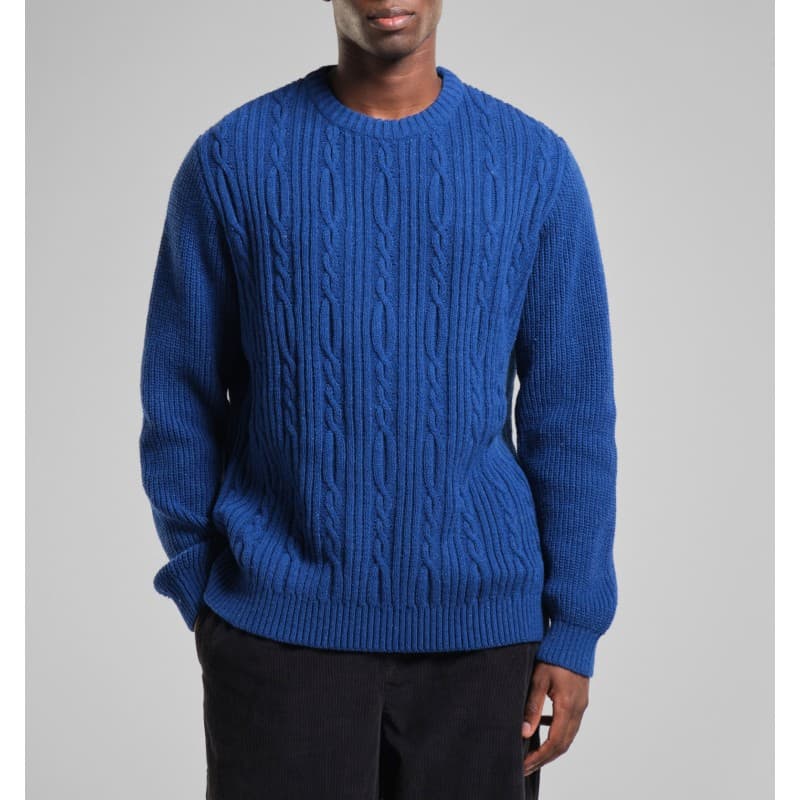 Pull Torsadé Ludvika Royal Blue DEDICATED - L