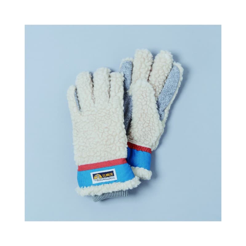 Gants Teddy Beige/Blue ELMER - XL