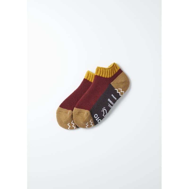 Chaussettes d’intérieur basses Gold Maroon ROTOTO - 36-39FR/5-7US