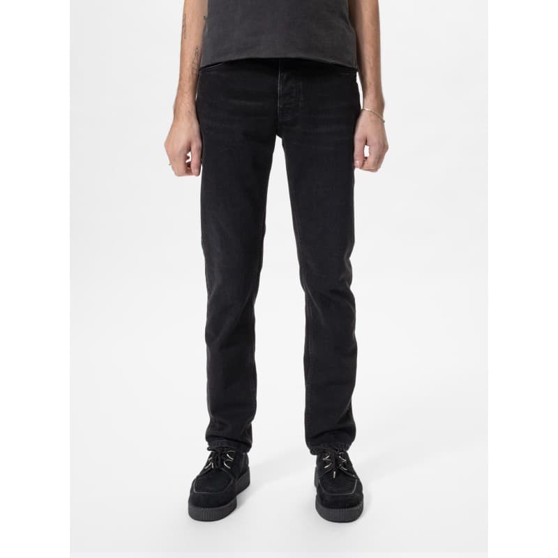 Jean Solid Ollie Black Steel NUDIE JEANS - 33US