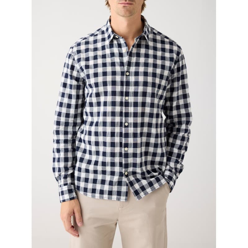 Chemise en coton bio à carreaux KNOWLEDGE COTTON APPAREL - S