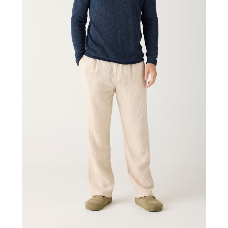 Pantalon en lin écru KNOWLEDGE COTTON APPAREL - S