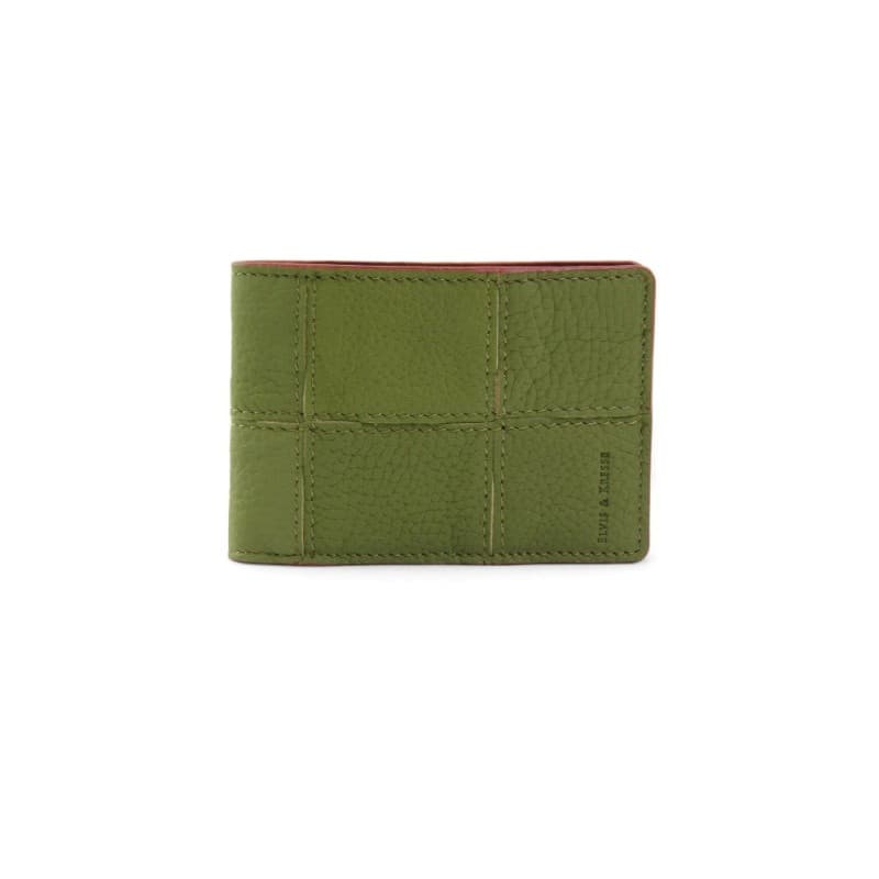 Portefeuille Fire & Hide Compact Green ELVIS & KRESSE
