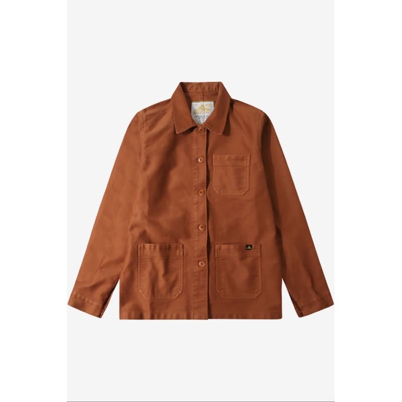 Veste de travail en moleskine brique LE MONT SAINT MICHEL - 48